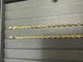 10K Gold Hollow Bracelet 8" 5mm