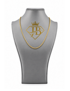 10K Rolo Chain Yellow Gold 3.5mm Round Link Necklace