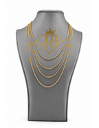10K Rolo Chain Yellow Gold 2.5mm Round Link Necklace