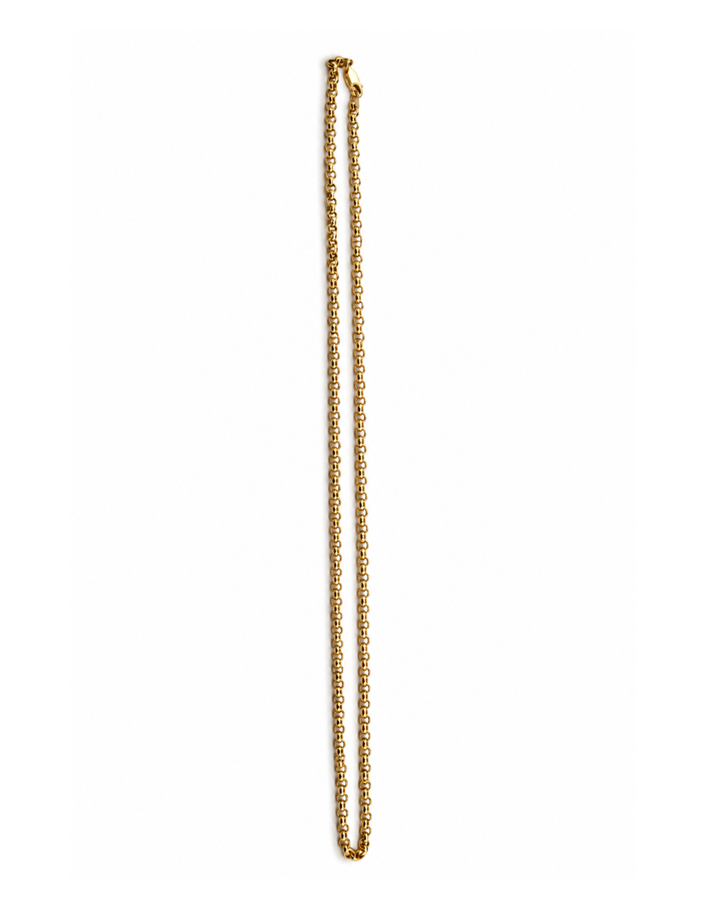 10K Rolo Chain Yellow Gold 2.5mm Round Link Necklace