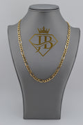 10K Figaro 7mm YELLOW GOLD Hollow 22"