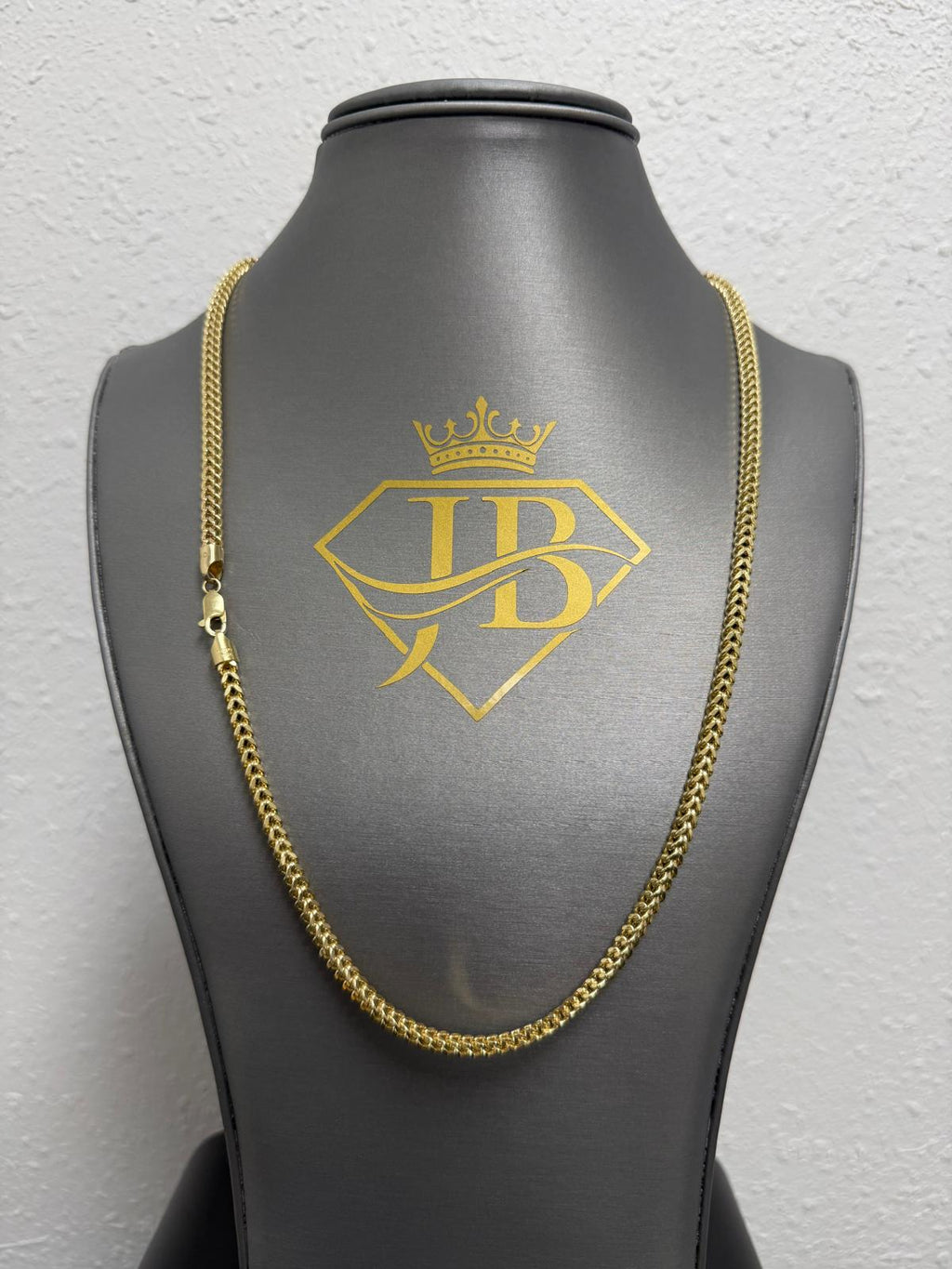 Franco 10K Gold Hollow Chain 24" 4mm