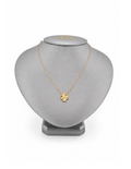10K One Clover Women's Necklace Yellow Gold 1.3mm