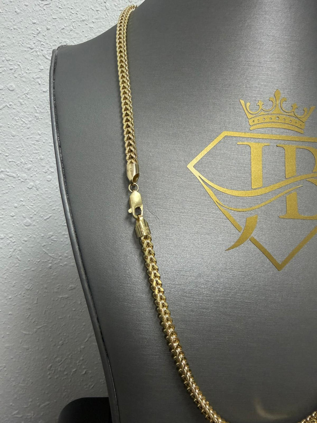 Franco 10K Gold Hollow Chain 24" 4mm