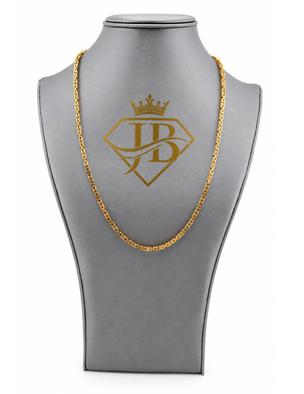 10K Byzantine King Chain Yellow Gold Necklace 2.8mm