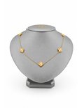 10K Five Clover Women’s Necklace Yellow Gold 1.4mm Adjustable 16–18 Inch