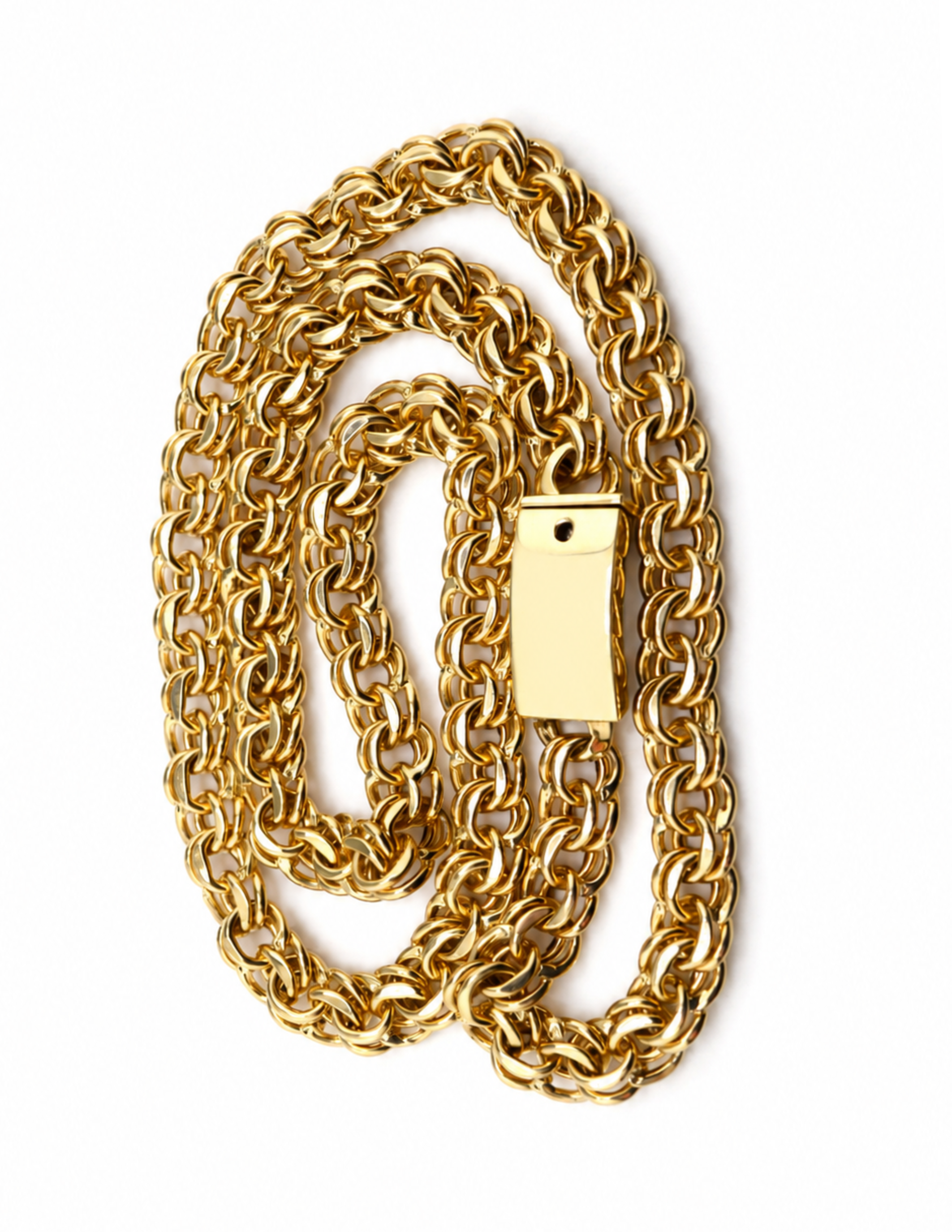 10K Chino Link Chain Yellow Gold Hollow 8.6mm