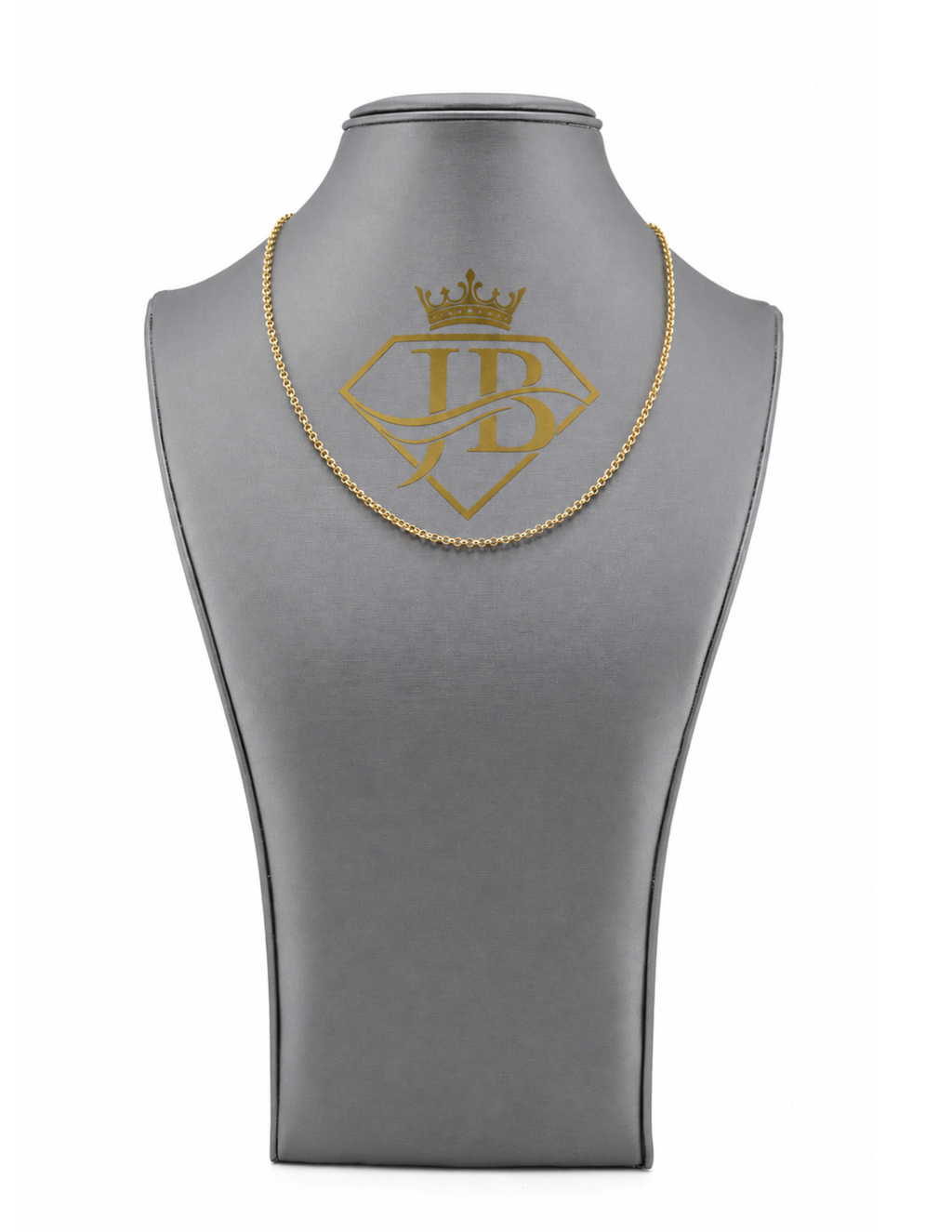 10K Rolo Chain Yellow Gold 2.5mm Round Link Necklace
