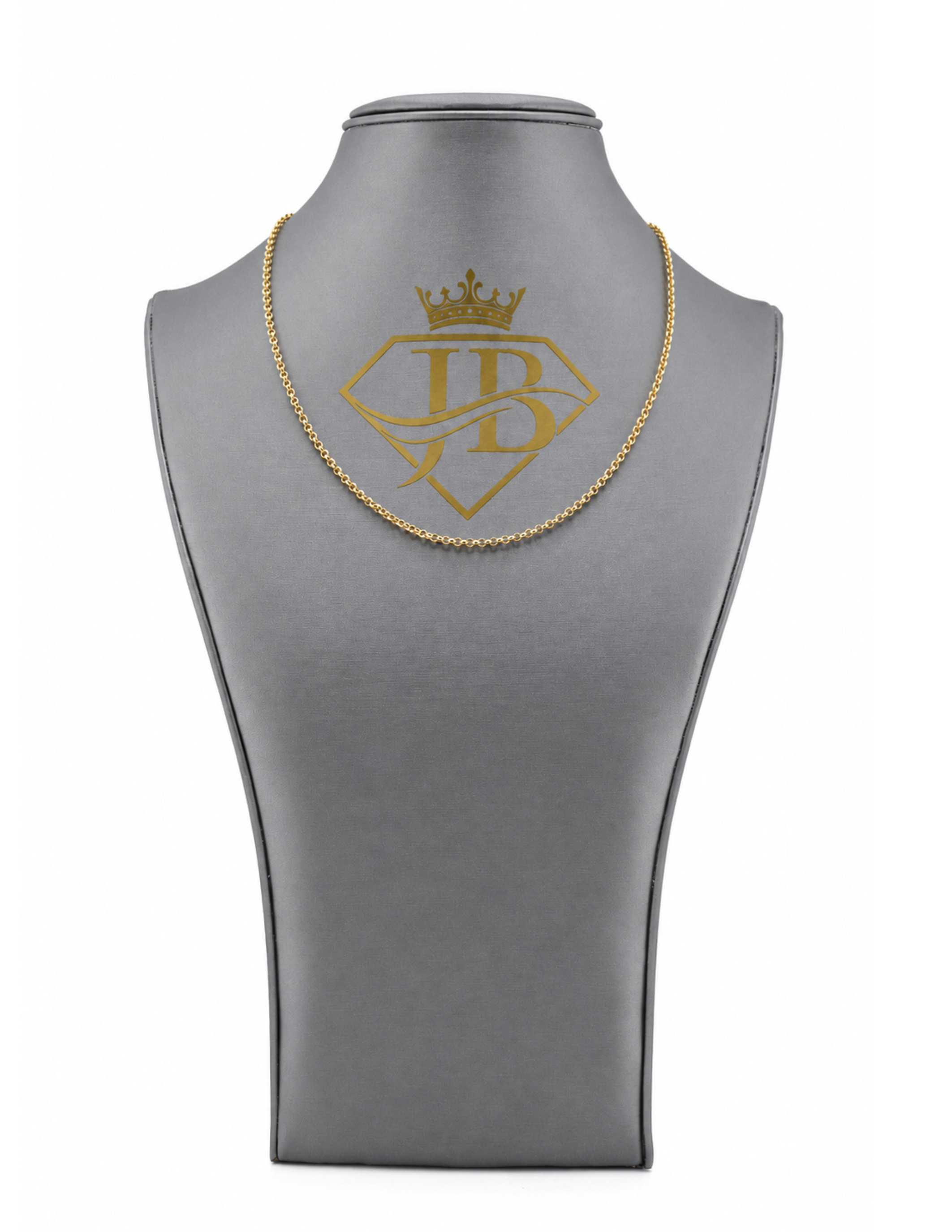 10K Rolo Chain Yellow Gold 2.5mm Round Link Necklace