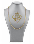 10K Alexander Box Chain Yellow Gold 3.3mm Unisex Necklace 22"
