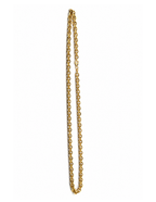 10K Rolo Diamond-Cut Chain Yellow Gold 6.3mm Solid Unisex