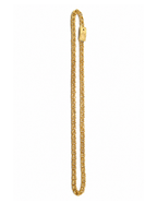10K Chino Link Chain Yellow Gold 7mm Unisex Statement Necklace