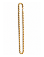 10K Rope Chain Necklace Yellow Gold Unisex 6mm
