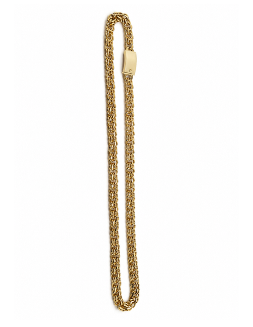10K Chino Link Chain Yellow Gold Hollow 8.6mm
