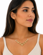 10K 5-Clover Yellow Gold Women’s Necklace 1.4mm 16 Inch